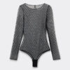 大胆に魅せる ロングスリーブ Lace Bodysuit 大胆に魅せる ロングスリーブ Lace Bodysuit