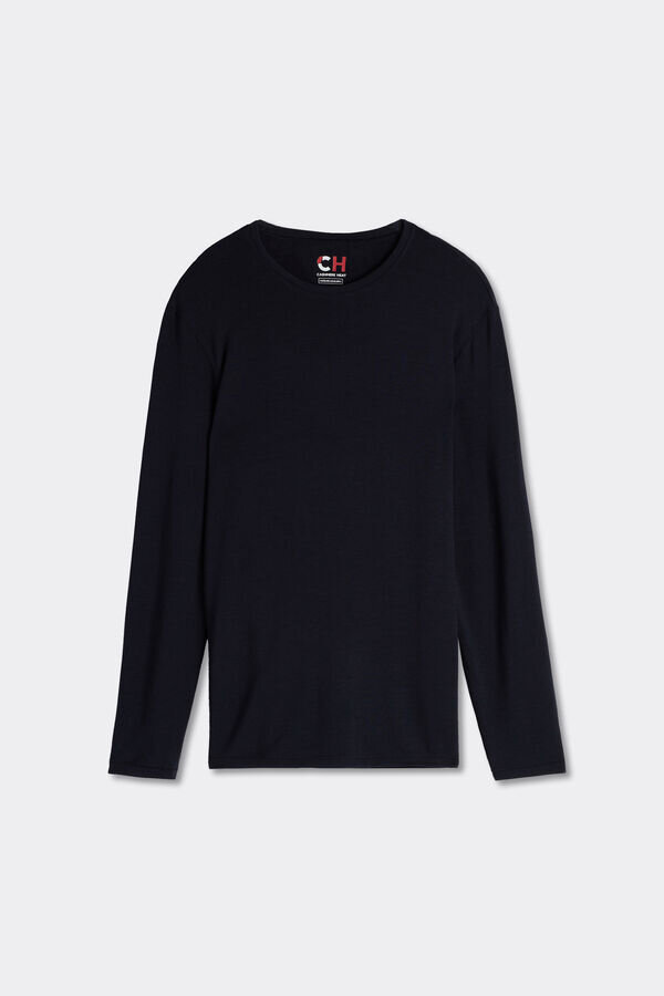ロングスリーブ モーダルカシミア トップ ロングスリーブ モーダルカシミア トップ