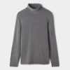 ロングスリーブ ハイネック モダルカシミア トップ ロングスリーブ ハイネック モダルカシミア トップ