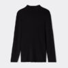 ロングスリーブ ハイネック モダルカシミア トップ ロングスリーブ ハイネック モダルカシミア トップ