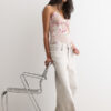Pretty Flowersプリント チュール&レース Lace Bodysuit Pretty Flowersプリント チュール&レース Lace Bodysuit