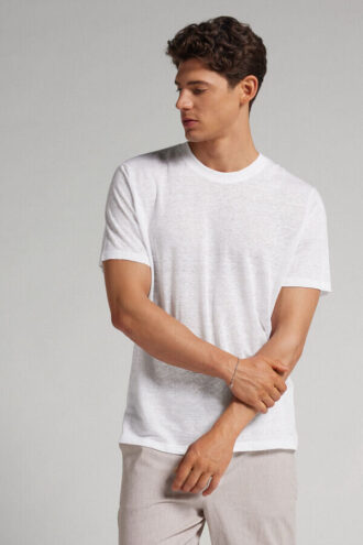 リネンTシャツ