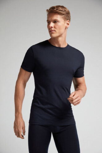 ストレッチメリノウール半袖Tシャツ