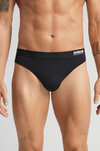 ロゴ入りマイクロファイバーThong